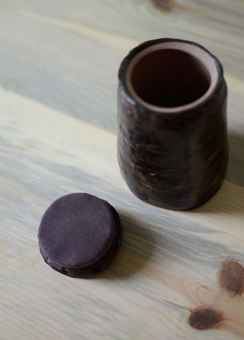 Retro ancient Tea Set Old Tea Packaging Jar - Image 4