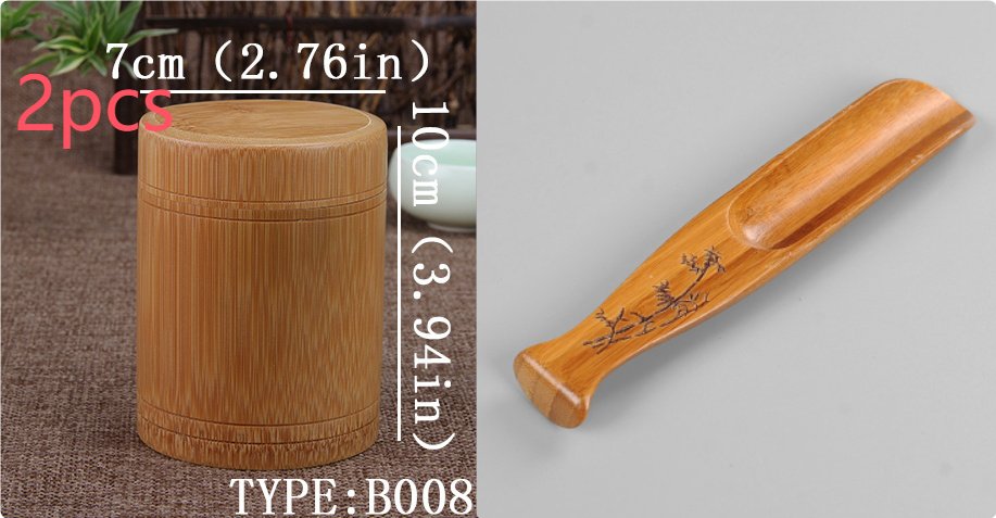 New Fish-Shaped Tea Spoon Bamboo Tea Shovel Tea Set - Image 6